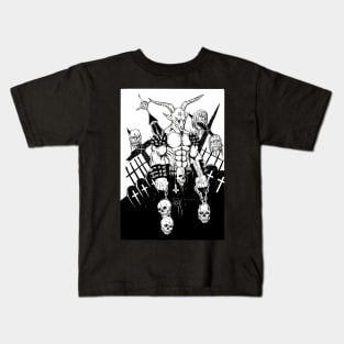 Baphomet BW Kids T-Shirt